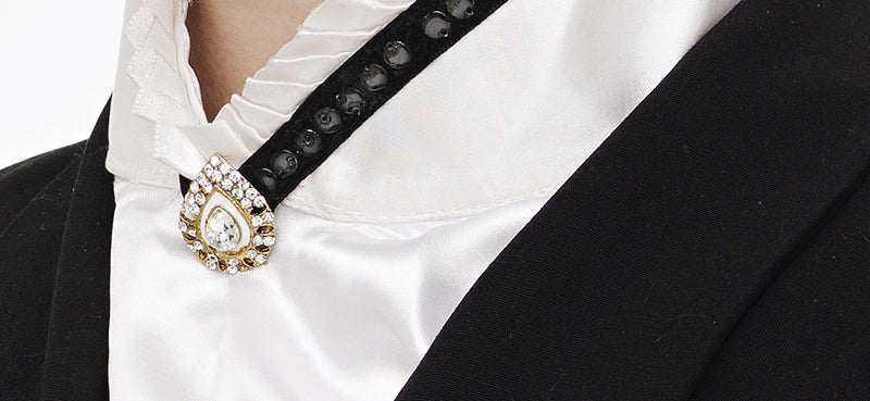 Plastron Equestrian Stockholm Black Edition