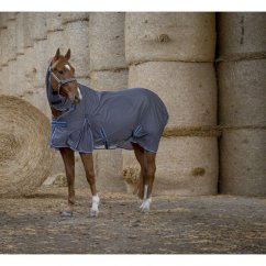Lehká deka pro koně s krčním dílem EQUITHME COOL DRY - VÝPRODEJ