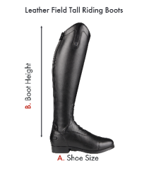 Vysoké kožené boty Premier Equine Courbette