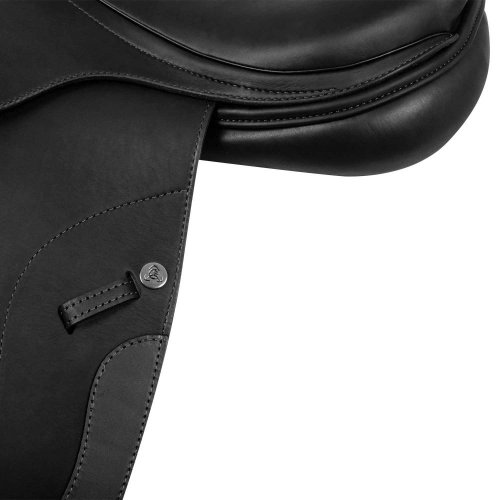 Skokové sedlo ACAVALLO Roma Double Leather - Barva: koňak, Rozměr: 16,5"