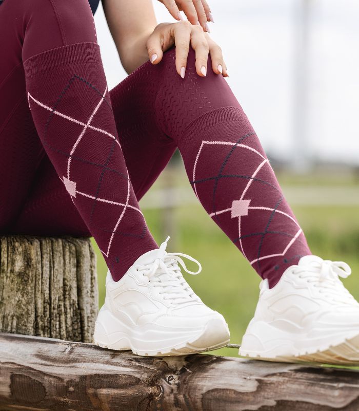 Reitsocken Argyle