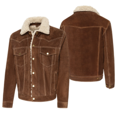 Pánská westernová bunda HUNTER Brown