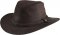 Westernový klobouk RANDOL'S Oiled Suede kožený hnědý - Velikost: XXL