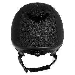 Jezdecká helma Back On Track EQ3 Lynx Microfaser Black Sand