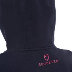 Equestro Damen-Sweatshirt Sponge Logo zipper