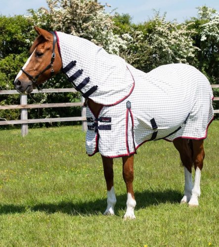 Bavlněná stájová deka Premier Equine s krčním dílem