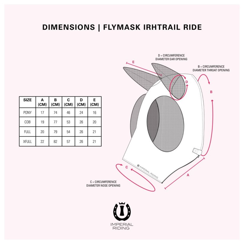 Maska proti hmyzu Imperial Riding Tail ride