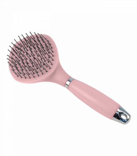 Long hair brush with gel handle