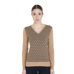 Dámský svetr Equestro V-Neck