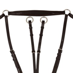 Padded breastplate with removable martingale SUPREME