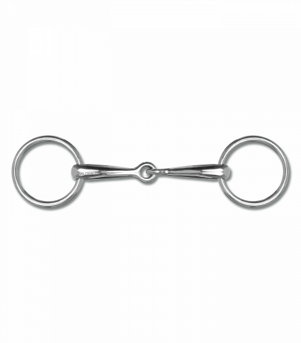 Pony water snaffle, stainless steel, solid
