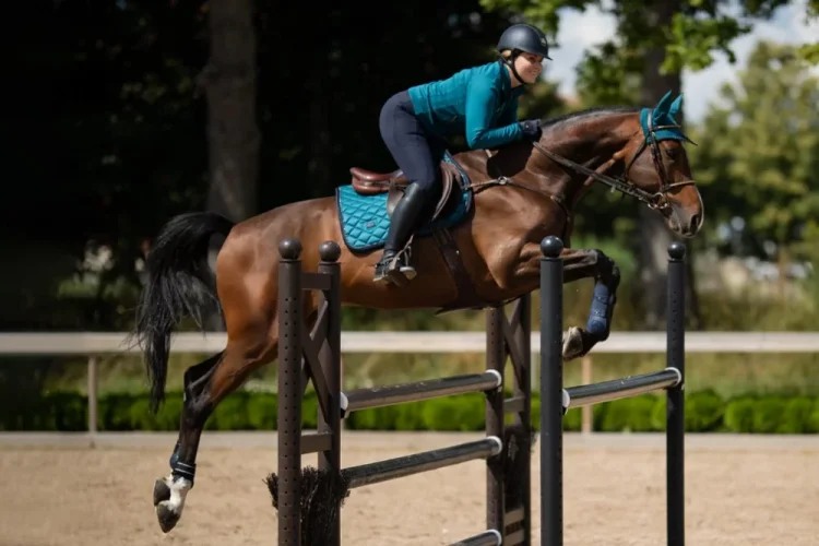 Podsedlová dečka Equestrian Stockholm Aurora Blues Jump