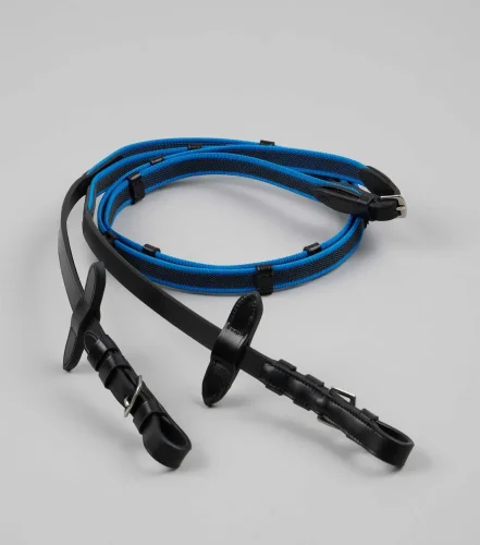 Mineo Pony Continental Reins Black/Blue