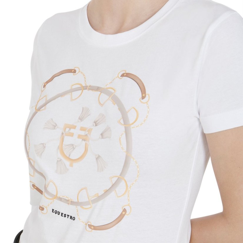 Dámské tričko Equestro slim-fit Logo