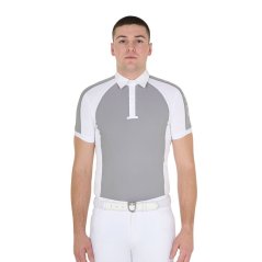 Equestro Herren-Slim-Fit-Polo-Shirt für Turniere