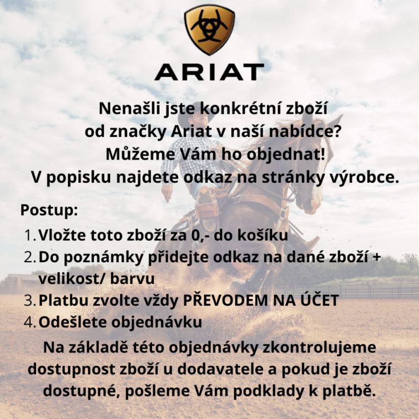 Ariat orders