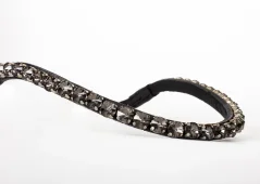 Kožená čelenka Makari DARK ELEGANCE