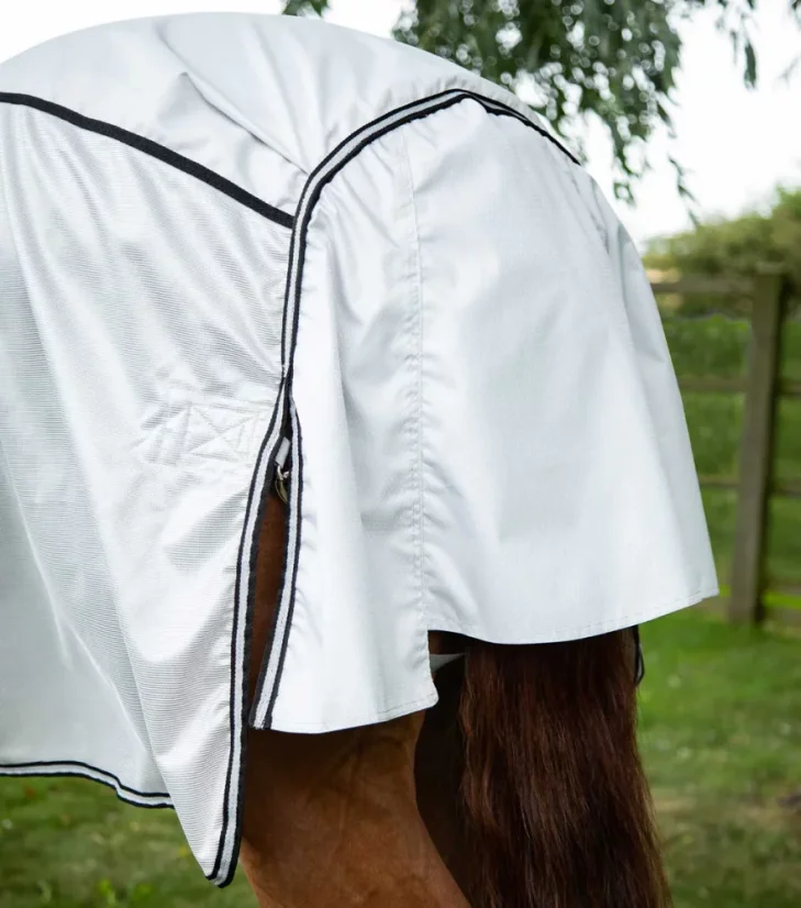 Síťová/ nepromokavá deka proti hmyzu s krčním dílem Premier Equine ShowerTex 155cm