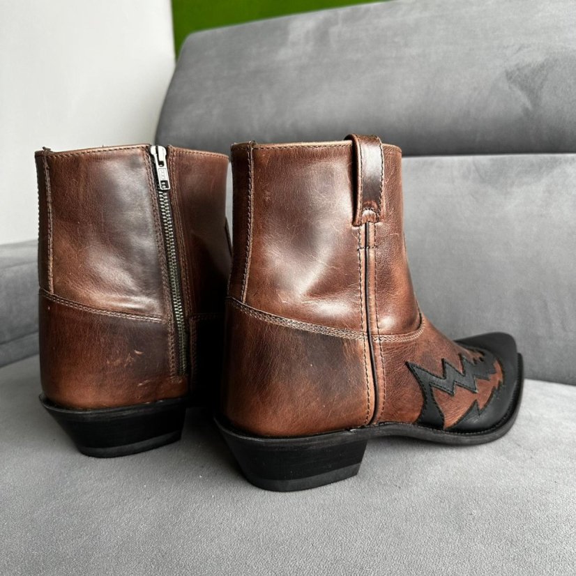 Nízké pánské westernové boty OLD WEST MF1511 - AKCE