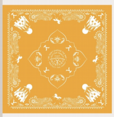 Šátek Stars & Stripes BANDANA-18 YELLOWSTONE