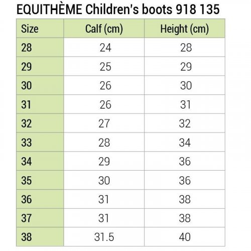 Dětské vysoké kožené boty EQUITHÈME