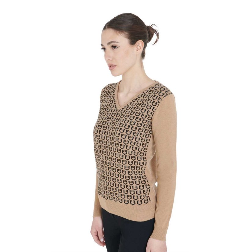 Equestro Damenpullover V-Neck