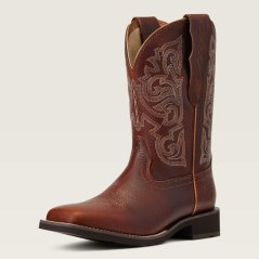 Dámské westernové boty Ariat Delilah StretchFit, Distressed Brown