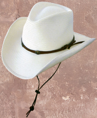 Westernový klobouk Bandit slaměný