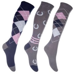 Riding knee socks Cardif HKM 3 pairs