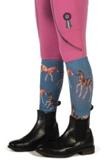 Children's knee socks HKM -Pony Club-
