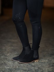 Equestrian Stockholm Bamboo Black knee socks