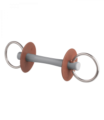 Nelomené udidlo stihlo Beris Comfort 15 mm s kroužky 6 cm