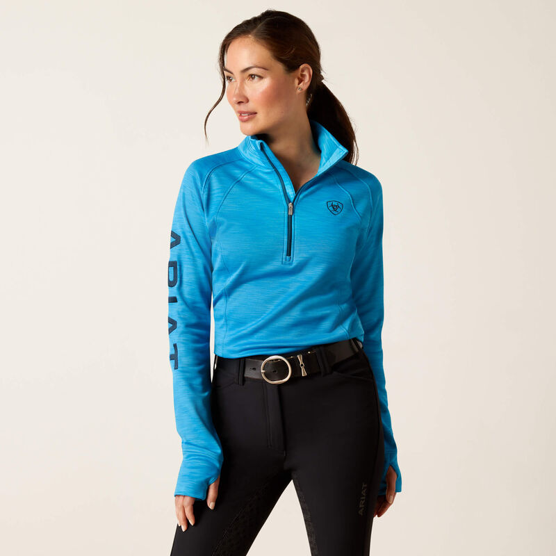Ariat Tek Team-Sweatshirt für Damen mit halbem Reißverschluss