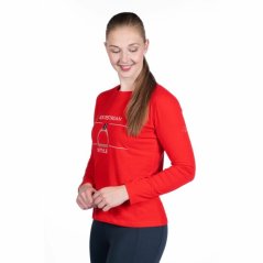 Dámské tričko s dlouhým rukávem HKM Equine Sports