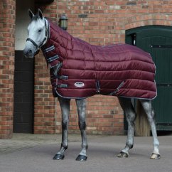 Stájová deka pro koně s krčním dílem WEATHERBEETA COMFITEC 210D CHANNEL QUILT 400g