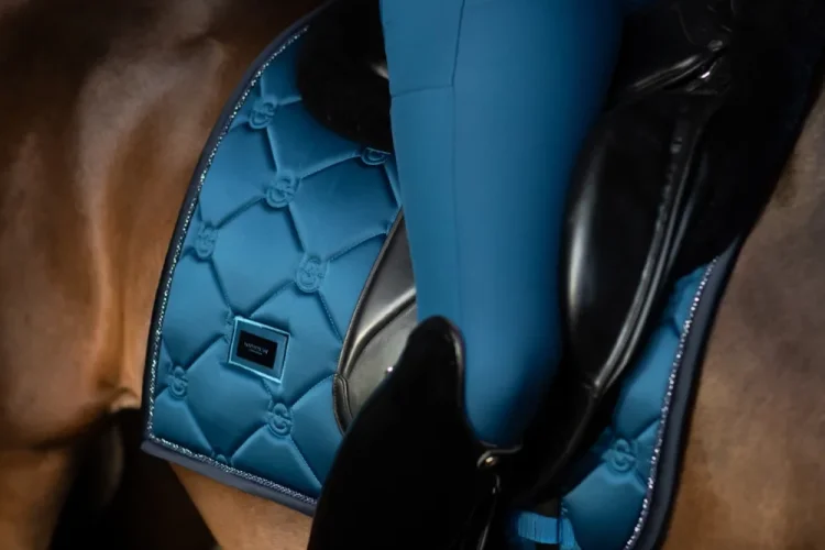 Dressage saddle pad Equestrian Stockholm Blue Meadow