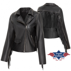 Women's leather jacket AMBER