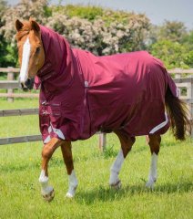 Nepromokavá výběhová deka pro koně Premier Equine Buster Storm s krčním dílem 90g