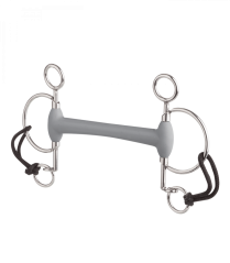 Udidlo pelham BERIS Short oliva nelomené 18mm
