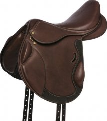 ERIC THOMAS FITTER CROSS COUNTRY SADDLE, LINED LEATHER