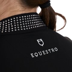 Dámské polo tričko Equestro slim-fit s kamínky