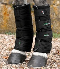 Premier Equine Bamboo Lite Compression Wraps – Black – 14"