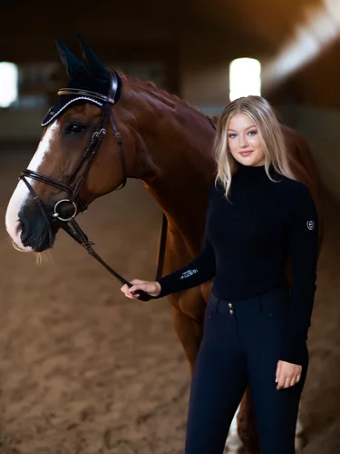 Polo Equestrian Stockholm Mitternachtsblauer Pullover