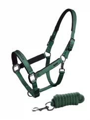 Halter with lead Equestrian Stockholm Sycamore Green