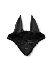 Ear Bonnet Equestrian Stockholm All Black Glimmer