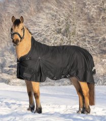 Nepromokavá deka Waldhausen SCANDIC High Neck, 100g černá