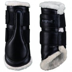 Kamaše přední Acavallo Eco Wool/Eco Leather