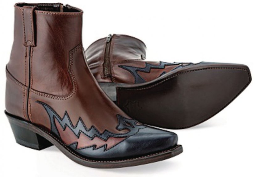 Nízké pánské westernové boty OLD WEST MF1511 - AKCE