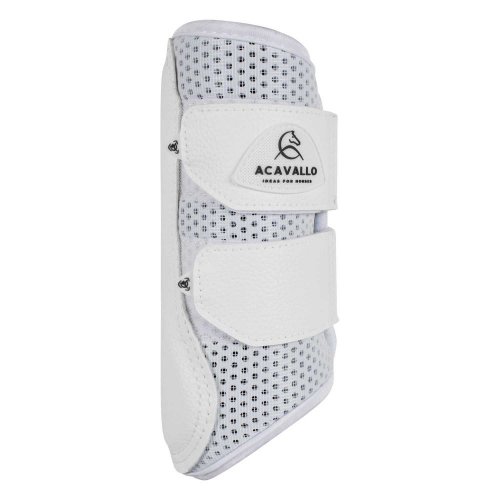 Front brushing boots ACAVALLO PERFORATED NEOPRENE