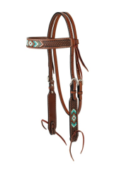 Western bridle WEAVER Beaded